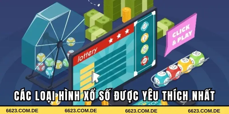 Các loại hình xổ số được nhiều người yêu thích nhất tại 6623